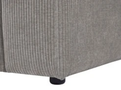 Canapé D'angle Gauche En Velours Côtelé Gris TIRONO -Meubles Soldes Boutique canape 19914139