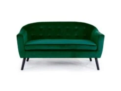 Canapé 3 Places Scandinave Savoy Velours Vert