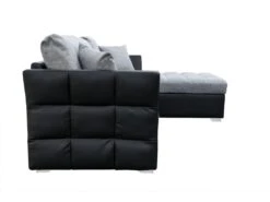 Canapé D'angle Réversible "Valentine" - 4 Places - Gris/Noir 12 Canapé D'angle Réversible "Valentine" - 4 Places - Gris/Noir -Meubles Soldes Boutique canape 20959473