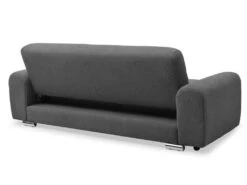 Canapé-lit Clic-clac 3 Places Confort Lucille Tissu Bouclette Gris -Meubles Soldes Boutique canape 21043657