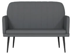 Banc Banquette 107 X 80 X 81 Cm Synthétique Gris 02_0010697