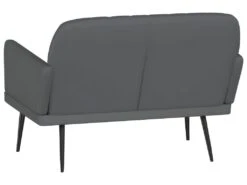 Banc Banquette 107 X 80 X 81 Cm Synthétique Gris 02_0010697 -Meubles Soldes Boutique canape 21214519