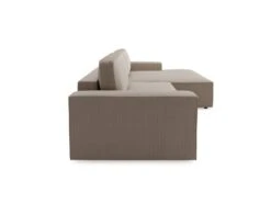 Canapé Angle Droit Convertible Coffre Velours Côtelé Taupe 300x174cm 12 Canapé Angle Droit Convertible Coffre Velours Côtelé Taupe 300x174cm -Meubles Soldes Boutique canape 21220207