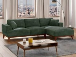 Canapé D'angle Droit En Tissu Vert Sapin JOSEFA 11 Canapé D'angle Droit En Tissu Vert Sapin JOSEFA -Meubles Soldes Boutique canape 21387251