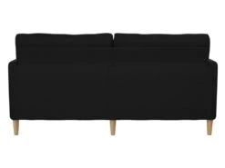 Canapé 3 Places En Lin Noir 15 Canapé 3 Places En Lin Noir -Meubles Soldes Boutique canape 21488355