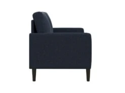 Canapé 2 Places En Lin Bleu -Meubles Soldes Boutique canape 21489027