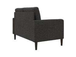 Canapé 2 Places En Lin Anthracite -Meubles Soldes Boutique canape 21492179