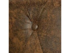 Canapé Chesterfield 3 Places Cuir Artificiel Marron -Meubles Soldes Boutique canape 21990881