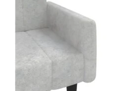 Canapé-lit à 2 Places Gris Clair Tissu Microfibre 20 Canapé-lit à 2 Places Gris Clair Tissu Microfibre -Meubles Soldes Boutique canape 21998909