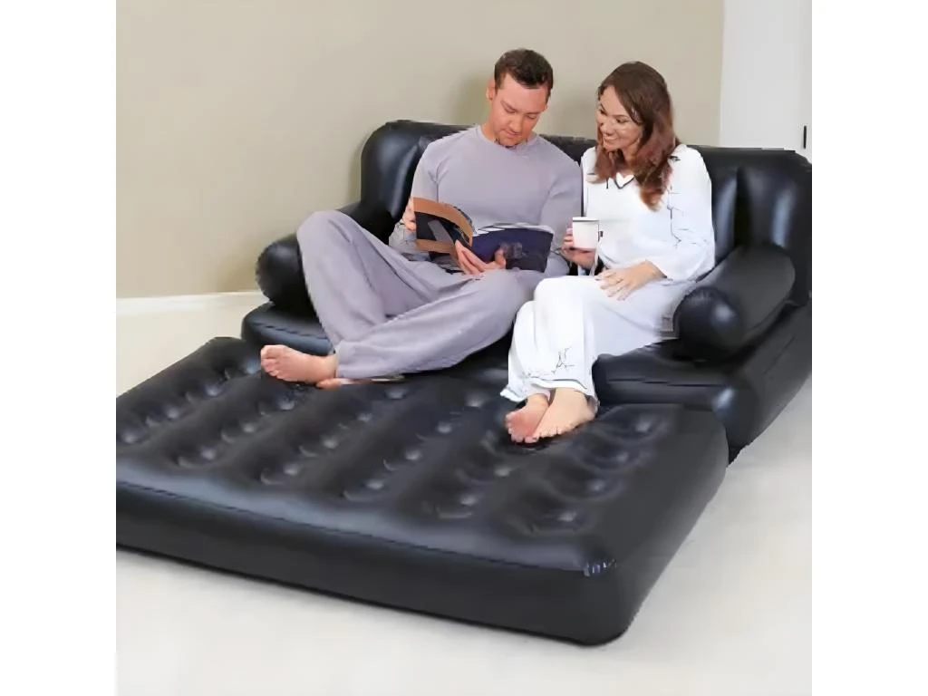 Canapé-lit Double Gonflable 5 En 1 188x152x64 Cm 8 Canapé-lit Double Gonflable 5 En 1 188x152x64 Cm – Image 6