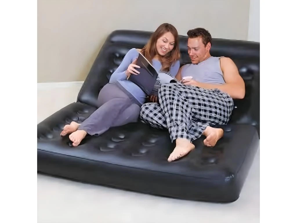 Canapé-lit Double Gonflable 5 En 1 188x152x64 Cm 11 Canapé-lit Double Gonflable 5 En 1 188x152x64 Cm – Image 9