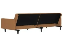 Canapé-lit à 2 Places Taupe Microfibre -Meubles Soldes Boutique canape 22002673