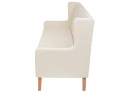 Canapé à 3 Places Tissu Blanc Crème 11 Canapé à 3 Places Tissu Blanc Crème -Meubles Soldes Boutique canape 22010253