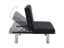 Canapé-lit Noir Polyester 15 Canapé-lit Noir Polyester -Meubles Soldes Boutique canape 22059909