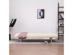 Canapé-lit Crème Polyester 7 Canapé-lit Crème Polyester -Meubles Soldes Boutique canape 22060077