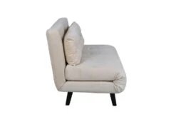 Vicky Canapé-lit Velours Beige. -Meubles Soldes Boutique canape 22105091