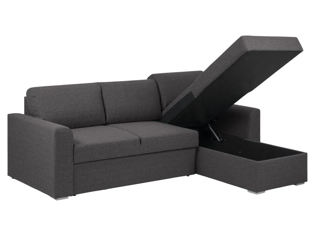 Flemingsburg Canapé-lit Avec Chaise Longue, Gris. 7 Flemingsburg Canapé-lit Avec Chaise Longue, Gris. – Image 5