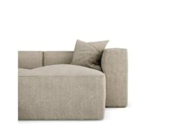 Canapé D'angle Droit Tissu Bouclette Taupe 8 Canapé D'angle Droit Tissu Bouclette Taupe -Meubles Soldes Boutique canape 22210253