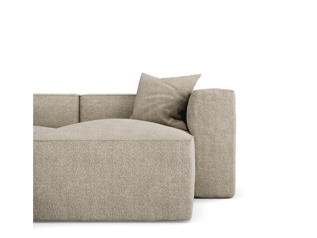 Canapé D'angle Droit Tissu Bouclette Taupe 5 Canapé D'angle Droit Tissu Bouclette Taupe – Image 3