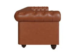 Canapé 3 Places Chesterfield En Cuir 12 Canapé 3 Places Chesterfield En Cuir -Meubles Soldes Boutique canape 22348645