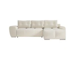 CASSANDRA - Canapé D'angle Convertible Avec Coffre En Tissu - Beige - Angle Droit 14 CASSANDRA - Canapé D'angle Convertible Avec Coffre En Tissu - Beige - Angle Droit -Meubles Soldes Boutique canape 22372131