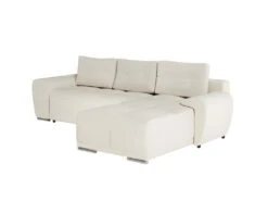 CASSANDRA - Canapé D'angle Convertible Avec Coffre En Tissu - Beige - Angle Droit 16 CASSANDRA - Canapé D'angle Convertible Avec Coffre En Tissu - Beige - Angle Droit -Meubles Soldes Boutique canape 22372135