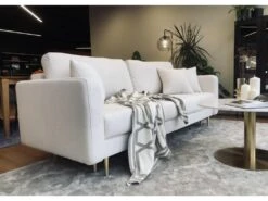 Canapé Convertible - 200 Cm - 3 Places - Crème - VALICO 11 Canapé Convertible - 200 Cm - 3 Places - Crème - VALICO -Meubles Soldes Boutique canape 22704981