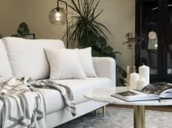 Canapé Convertible - 200 Cm - 3 Places - Crème - VALICO 12 Canapé Convertible - 200 Cm - 3 Places - Crème - VALICO -Meubles Soldes Boutique canape 22704983