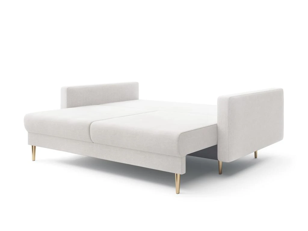 Canapé Convertible - 200 Cm - 3 Places - Crème - VALICO 9 Canapé Convertible - 200 Cm - 3 Places - Crème - VALICO – Image 7