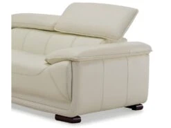 Canapé 2 Places En Cuir MACELO - Ivoire 14 Canapé 2 Places En Cuir MACELO - Ivoire -Meubles Soldes Boutique canape 228325