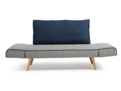 Canapé Convertible Clic-clac En Tissu EBATY II - Gris Et Bleu 8 Canapé Convertible Clic-clac En Tissu EBATY II - Gris Et Bleu -Meubles Soldes Boutique canape 230225