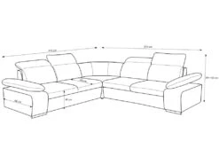 Canapé D'angle Convertible Avec Rangement En Tissu Et Simili RABELAIS - Bicolore Anthracite Et Noir 27 Canapé D'angle Convertible Avec Rangement En Tissu Et Simili RABELAIS - Bicolore Anthracite Et Noir -Meubles Soldes Boutique canape 231243