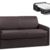 Canapé 2 Places Convertible Express En Simili CALIFE - Marron - Couchage 120 Cm - Matelas 18 Cm 2 Canapé 2 Places Convertible Express En Simili CALIFE - Marron - Couchage 120 Cm - Matelas 18 Cm -Meubles Soldes Boutique canape 272975