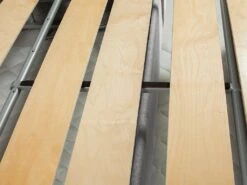 Canapé 4 Places Convertible Express En Tissu CALITO - Gris - Couchage Lattes Larges 160 Cm - Matelas 18 Cm -Meubles Soldes Boutique canape 309287