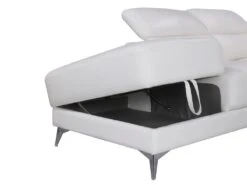 Canapé D'angle Relax électrique En Cuir PASCALINE - Ivoire - Angle Gauche 15 Canapé D'angle Relax électrique En Cuir PASCALINE - Ivoire - Angle Gauche -Meubles Soldes Boutique canape 380383