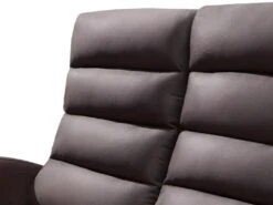 Canapé 2 Places Relax En Tissu GIORGIA - Marron -Meubles Soldes Boutique canape 391851