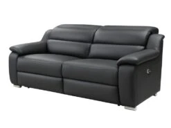 Canapé 3 Places Relax électrique En Cuir ARENA III - Noir 11 Canapé 3 Places Relax électrique En Cuir ARENA III - Noir -Meubles Soldes Boutique canape 433295