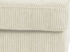 Grand Canapé D'angle Gauche En Velours Côtelé Crème MONDOVI -Meubles Soldes Boutique canape 434719