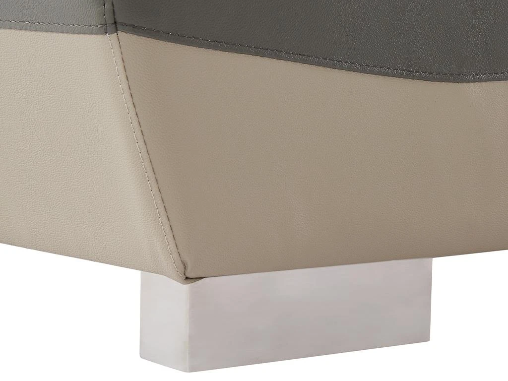 Canapé 2 Places En Cuir FRANCESCA - Taupe 8 Canapé 2 Places En Cuir FRANCESCA - Taupe – Image 6