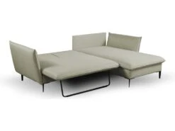 Canapé D'angle Convertible En Tissu Vert Clair LAZARE De PASCAL MORABITO - Angle Droit -Meubles Soldes Boutique canape 487409