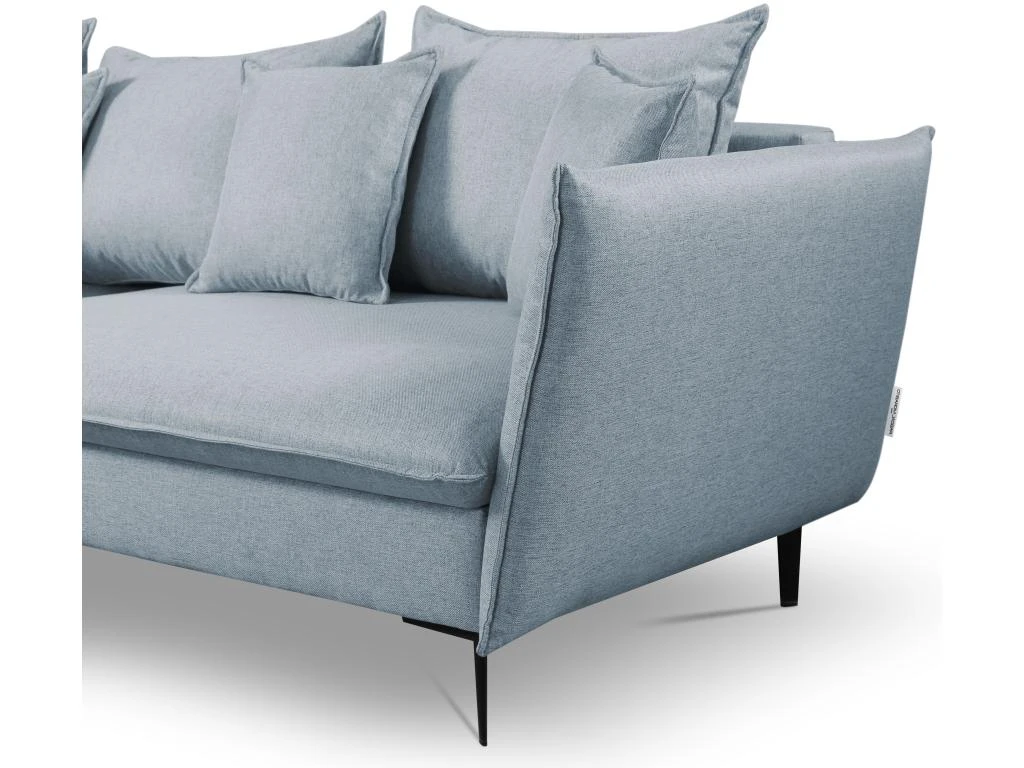 Canapé D'angle Convertible En Tissu Gris Bleuté LAZARE De PASCAL MORABITO - Angle Gauche 8 Canapé D'angle Convertible En Tissu Gris Bleuté LAZARE De PASCAL MORABITO - Angle Gauche – Image 6