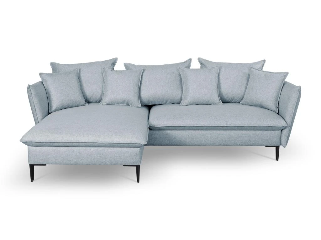 Canapé D'angle Convertible En Tissu Gris Bleuté LAZARE De PASCAL MORABITO - Angle Gauche 6 Canapé D'angle Convertible En Tissu Gris Bleuté LAZARE De PASCAL MORABITO - Angle Gauche – Image 4