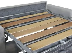 Canapé 3 Places Convertible Express En Velours CALITO - Anthracite - Couchage Lattes Larges 140 Cm - Matelas 16 Cm Avec Mousse à Mémoire De Forme DUNLOPILLO 17 Canapé 3 Places Convertible Express En Velours CALITO - Anthracite - Couchage Lattes Larges 140 Cm - Matelas 16 Cm Avec Mousse à Mémoire De Forme DUNLOPILLO -Meubles Soldes Boutique canape 490843