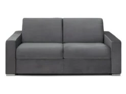 Canapé 3 Places Convertible Express En Velours CALITO - Anthracite - Couchage Lattes Larges 140 Cm - Matelas 16 Cm Avec Mousse à Mémoire De Forme DUNLOPILLO 13 Canapé 3 Places Convertible Express En Velours CALITO - Anthracite - Couchage Lattes Larges 140 Cm - Matelas 16 Cm Avec Mousse à Mémoire De Forme DUNLOPILLO -Meubles Soldes Boutique canape 490849