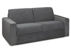 Canapé 3 Places Convertible Express En Velours CALITO - Anthracite - Couchage Lattes Larges 140 Cm - Matelas 16 Cm Avec Mousse à Mémoire De Forme DUNLOPILLO 14 Canapé 3 Places Convertible Express En Velours CALITO - Anthracite - Couchage Lattes Larges 140 Cm - Matelas 16 Cm Avec Mousse à Mémoire De Forme DUNLOPILLO -Meubles Soldes Boutique canape 490851