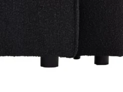 Canapé 3 Places En Tissu Sherpa Effet Peau De Mouton Noir MAGALI 14 Canapé 3 Places En Tissu Sherpa Effet Peau De Mouton Noir MAGALI -Meubles Soldes Boutique canape 4917445