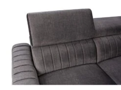 Canapé D'angle Droit Convertible En Tissu Gris Anthracite LARICA De PASCAL MORABITO -Meubles Soldes Boutique canape 492763