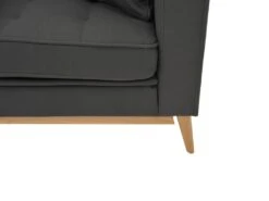 Canapé 3 Places Convertible En Tissu Anthracite KENZA -Meubles Soldes Boutique canape 7275407