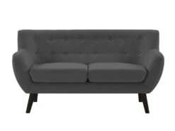 Canapé 2 Places En Tissu Anthracite SERTI 10 Canapé 2 Places En Tissu Anthracite SERTI -Meubles Soldes Boutique canape 8698527