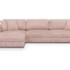 Canapé D'angle à Gauche Convertible 5 Places En Velours Côtelé Rose Pâle Avec Coffre De Rangement - Robin 1 Canapé D'angle à Gauche Convertible 5 Places En Velours Côtelé Rose Pâle Avec Coffre De Rangement - Robin -Meubles Soldes Boutique canape 9168239